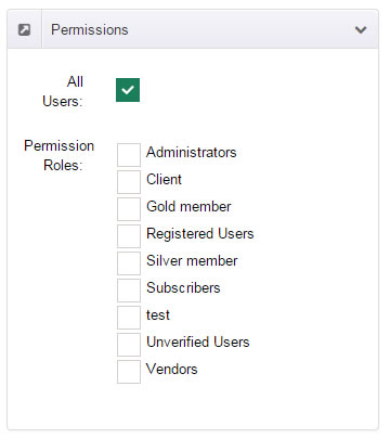 Field permissions