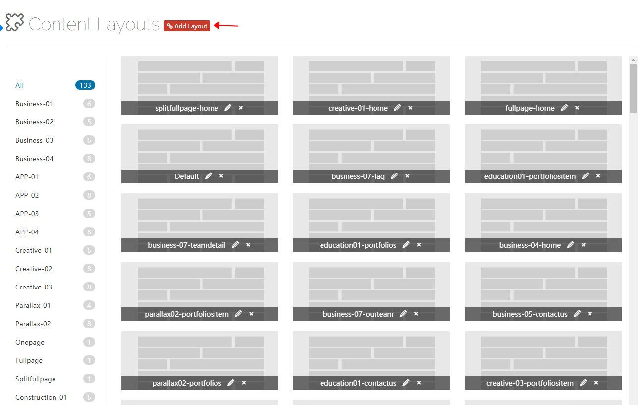 Content Layouts
