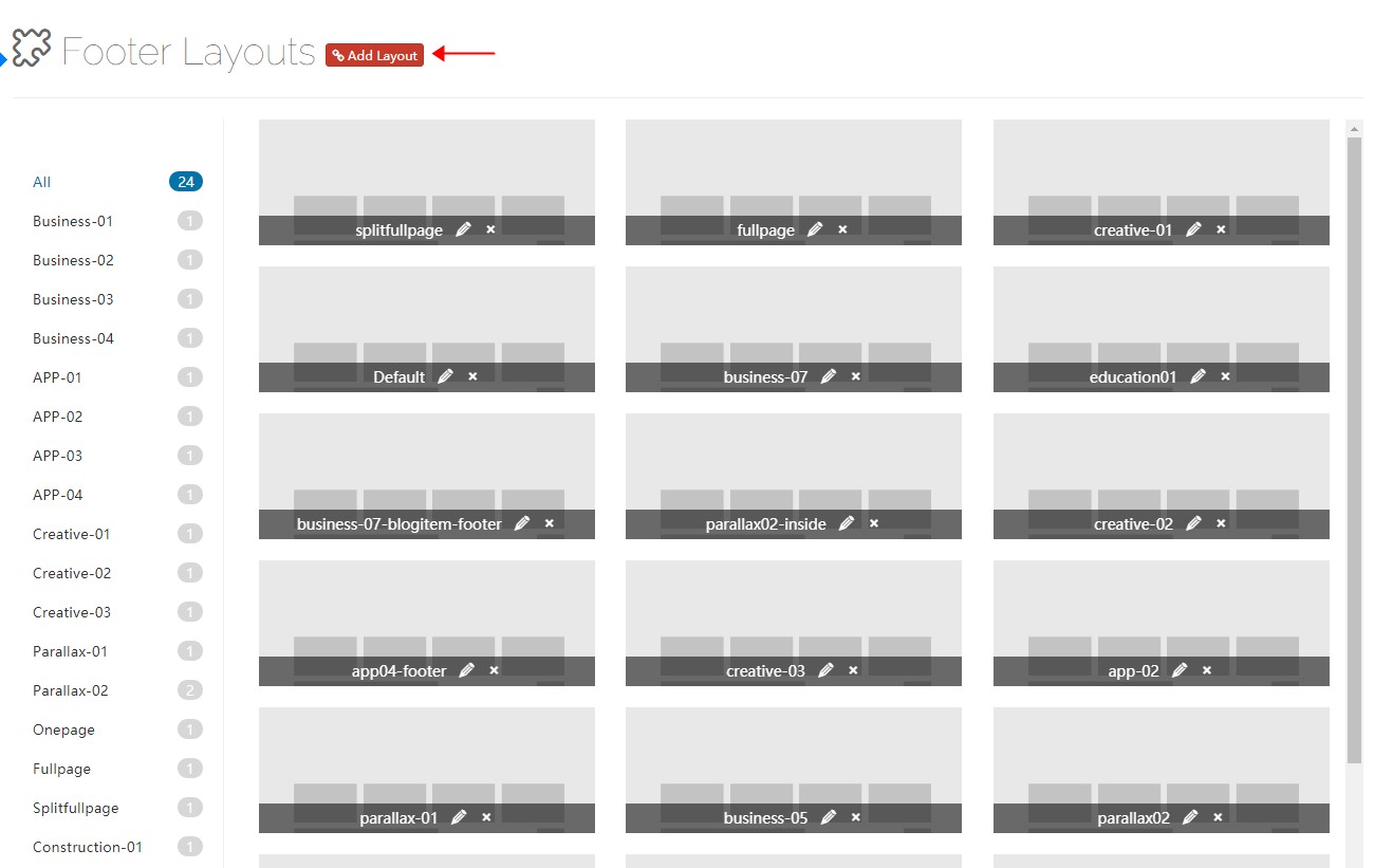 Footer Layouts