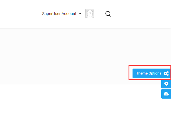 The Theme Option button