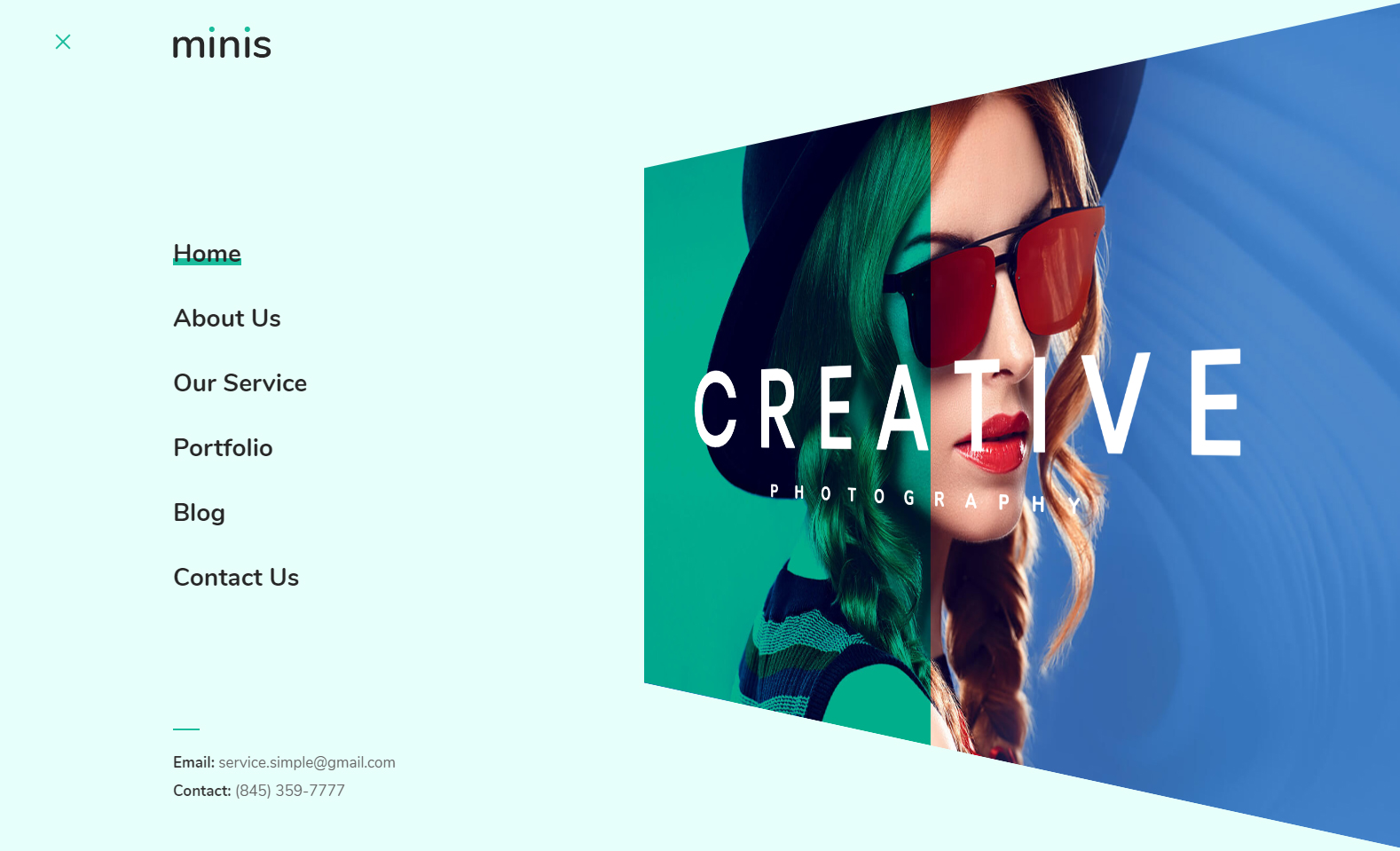 Menu 3D Popup