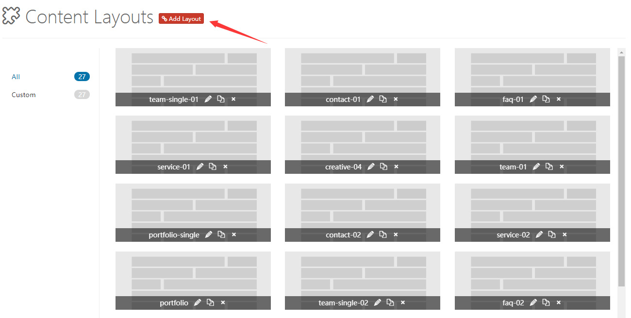 Content Layouts