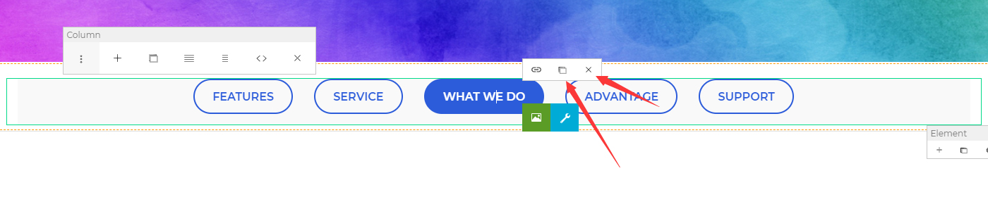 Manage navigation items