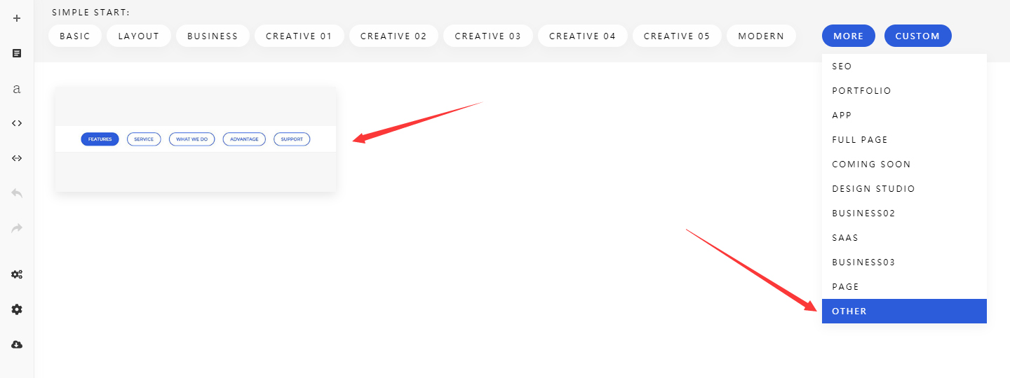 Add a section