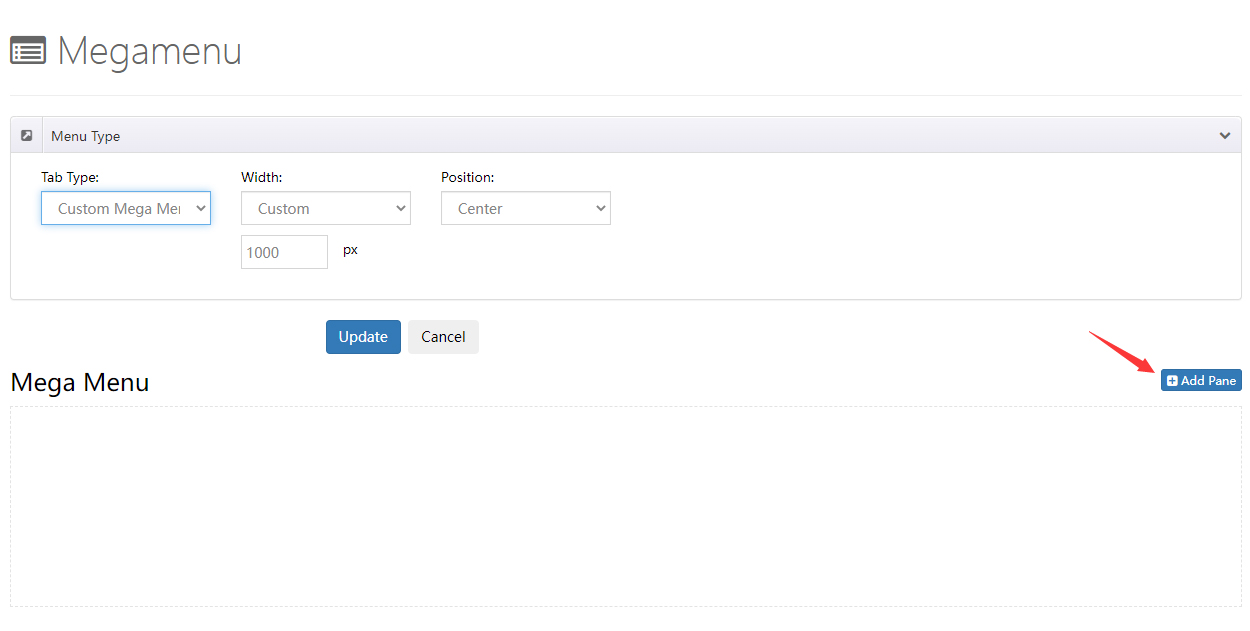 Add Pane