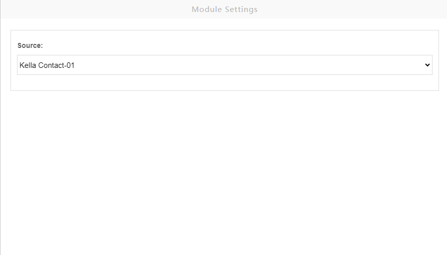 The Source listing