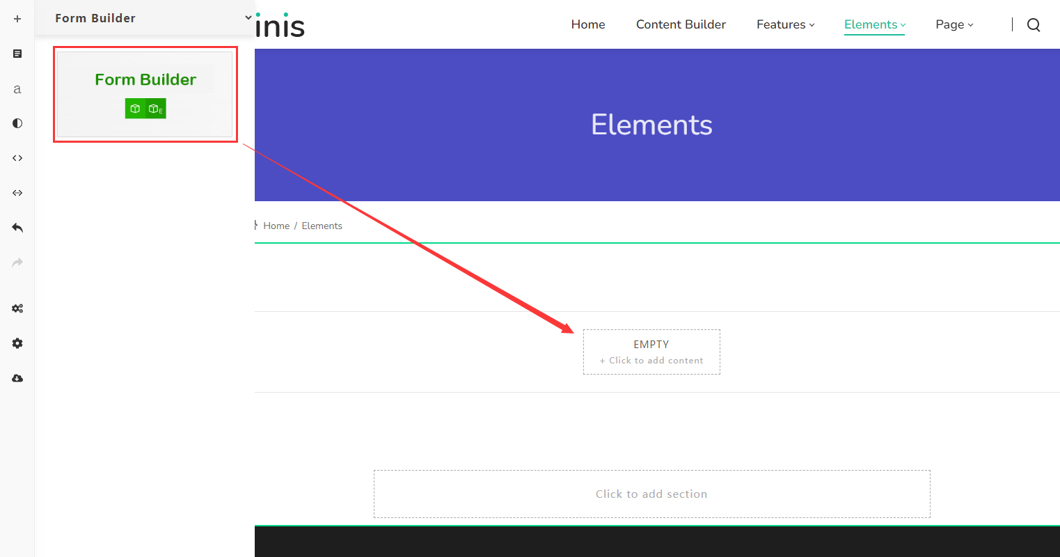 Add a Form Builder block