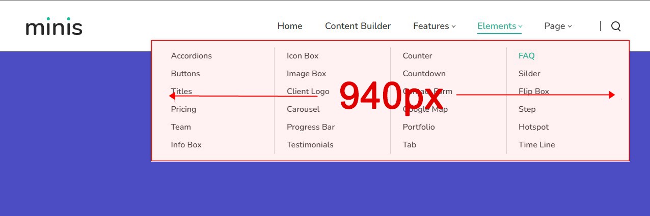 Width — Custom