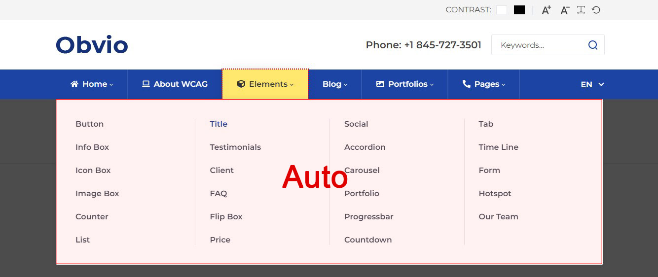 Auto width