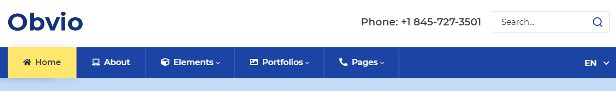 Menu icons