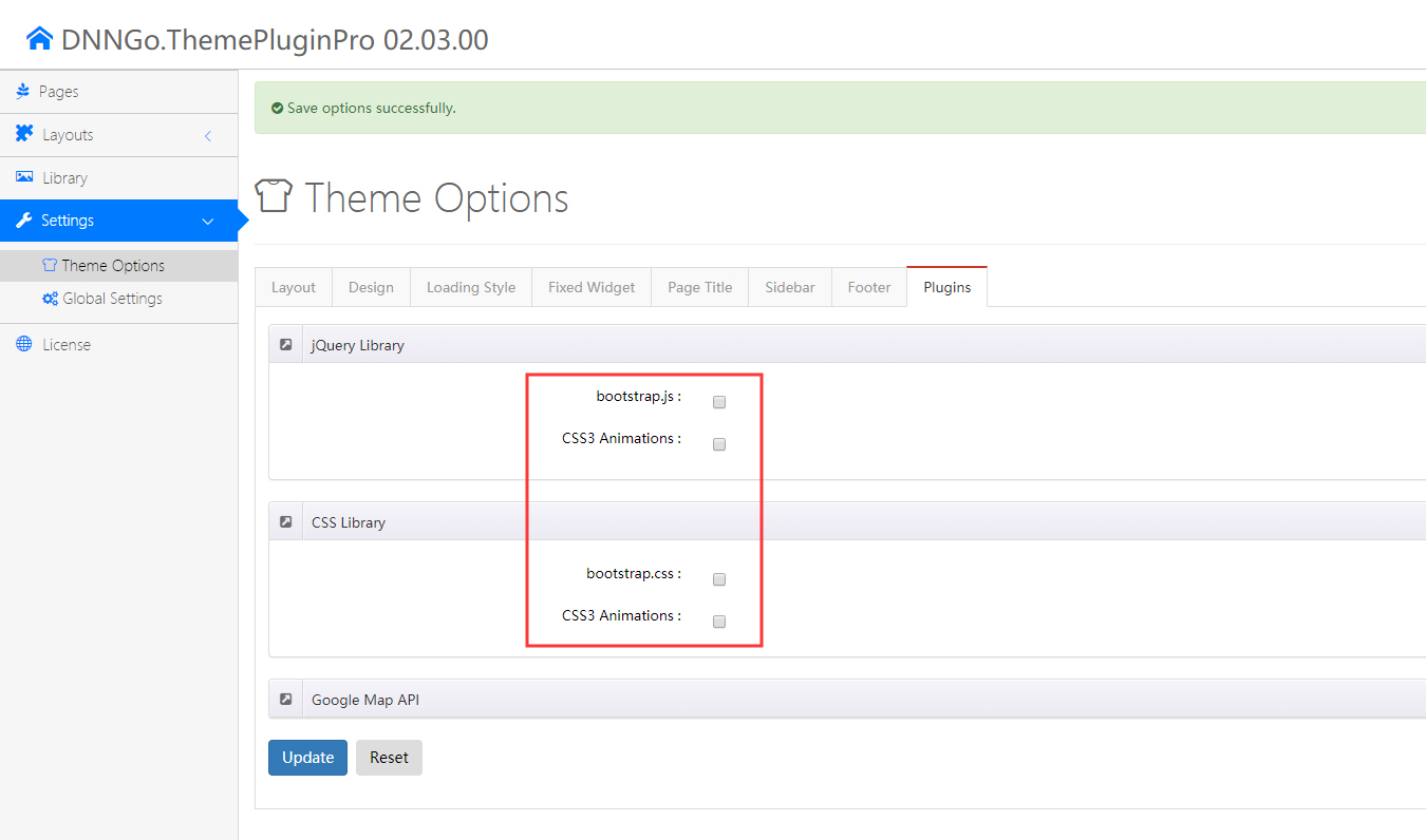 Disable plugins