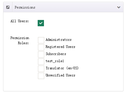 Article permissions