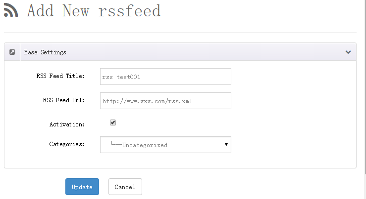 Add RSS source