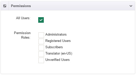 Permissions
