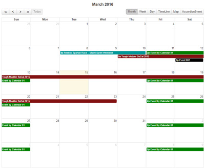 Calendar skin